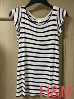 H&M#ボーダー#Tシャツ#US XSサイズ#オーストラリア購入