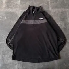 00s THE NORTH FACE フリース ハーフジップ L 黒 A151