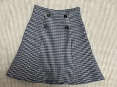 LILY BROWN チェック柄 ミニスカート