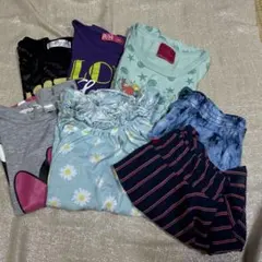 Tシャツ 5枚　ショートパンツ2枚　まとめ売り　130 女の子向け