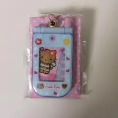 ハローキティ　スライドガラケーキーホルダー　日焼け