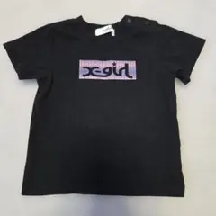 美品。X-girl STAGES Tシャツ ブラック 90cmのサムネイル