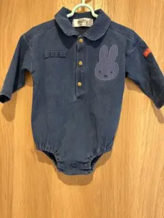 miffy デニムロンパース 70 ミッフィー 春