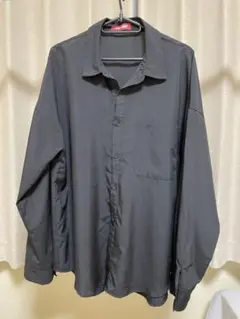 襟付きシャツ 黒