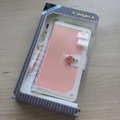 iPhone12mini 専用手帳型スマホケース ピンク スタンド機能付きのサムネイル