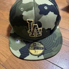 LA 59FIFTY 迷彩キャップ 7 1/4