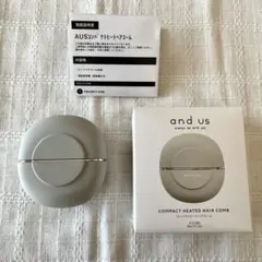 【完売品】コンパクトヒートヘアコーム　and us 3coinsのサムネイル