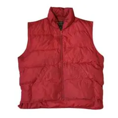 【80s〜90s】Eddie Bauer ダウンベスト XL レッド