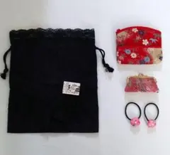 巾着/ポーチ/印鑑ケース/髪飾り　和柄まとめ売り