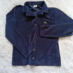 美品！古着80～90年代 ラコステ 日本製 長袖シャツ ネイビー L （志）