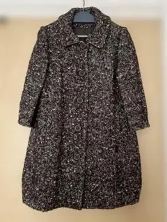 nicole オーバーコート　ツイード