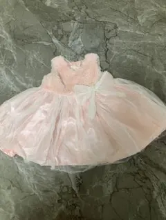 kids zoo ベビードレス ピンク 70