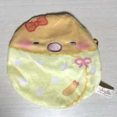 すみっコベビー ふわふわおくるみポーチ ねこ とんかつ　2点セット