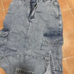 デニムカーゴスカート