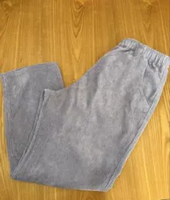 【美品】コーデュロイパンツ　パープル　ラベンダー　LL