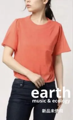 新品未使用　透け感ニットプルオーバー　シアートップス　レースキャミインナー