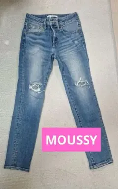 AZUL BY MOUSSY♥️ スキニーデニム 　ダメージ加工　MOUSSYのサムネイル