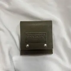 ぽんちゃん様専用 TINAJOJUN 本革 ミニウォレット　カーキ