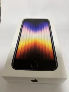 【本体なし】Apple iPhone SE (第3世代) ブラック　箱、ケーブル