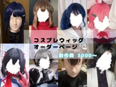 ❗️7月下旬〜8月上旬発送❗️ウィッグオーダー コスプレ ウィッグ