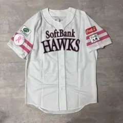 新品未使用】ソフトバンクホークス柳田悠岐 ピンクリボンユニフォーム
