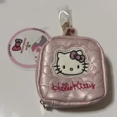 スリーコインズ ハローキティ モバイルチャーム ピンク　スリコ　ポーチ　キティ