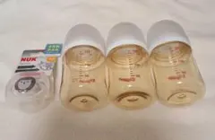 ピジョン 母乳実感 プラスチック哺乳瓶160ml nuk おしゃぶり おまけ付き