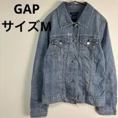 【美品】GAP ギャップ ストレッチ デニムジャケット Gジャン M 定番 青