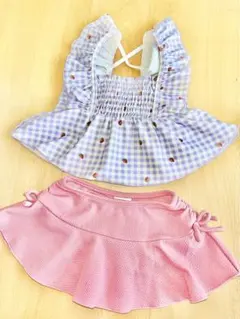 F.O.インターナショナル ブリーズ ストロベリープリント セパレート水着110