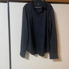 UNIQLO ブラック 長袖シャツ L