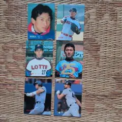 カルビー プロ野球カード 6枚セット 1987-1988