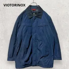 ビクトリノックス 中綿 フィールドジャケット S ネイビー 防寒 ミリタリー