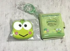 サンリオ　けろけろけろっぴ　ミニフォトアルバムキーホルダー ミラー けろっぴ