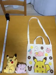 ポケセン ピカチュウ＆タイレーツ トートバッグ Full of berries | Mercari