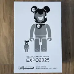 大阪・関西万博 BE@RBRICK ミャクミャク モノクロ 100%&400% - メルカリ