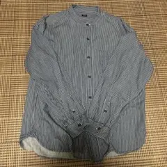UNIQLO ストライプ柄 長袖シャツ Lサイズ