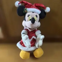 ミニーマウス クリスマスぬいぐるみ
