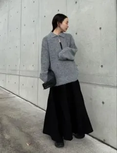 リエディ　新品タグ付き　ミラノリブフレアニットスカート