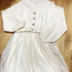 アンミール　ビジュー　カーディガン　ベージュ エブリン トップス