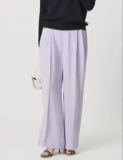 United arrows P 2タック ワイドパンツ