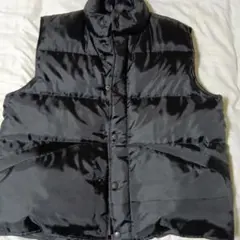 THIRDROW 黒 ダウンベスト
