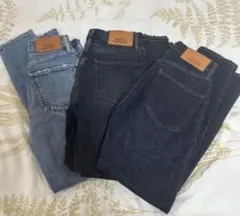 MOUSSY ハイウエストデニム 3点セット