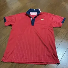 Wilson メンズポロシャツ レッド Lサイズのサムネイル