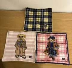 POLO ラルフローレン ハンカチ　3枚　セット