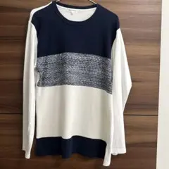 【THE SHOP TK】長袖　メンズLサイズ　カットソーのサムネイル
