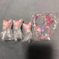 サンリオ クロミ マイメロ カプセルトイ キーホルダー ストラップ セット