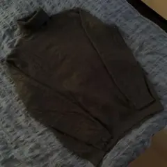 カシミヤニットタートルネック ニット、セーター