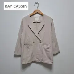 RAY CASSIN コットンリネンテーラードジャケットフリーサイズ 春夏のサムネイル