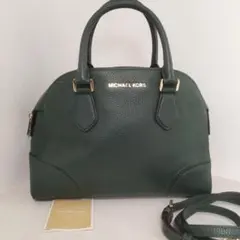 マイケルコース 2way ハンドバッグ ショルダー グリーン