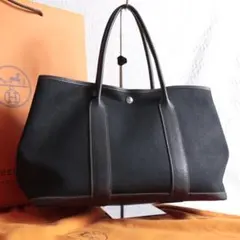 エルメス　ガーデンパーティー　PM　トワルオフィシエ　トートバッグ　ハンドバッグ